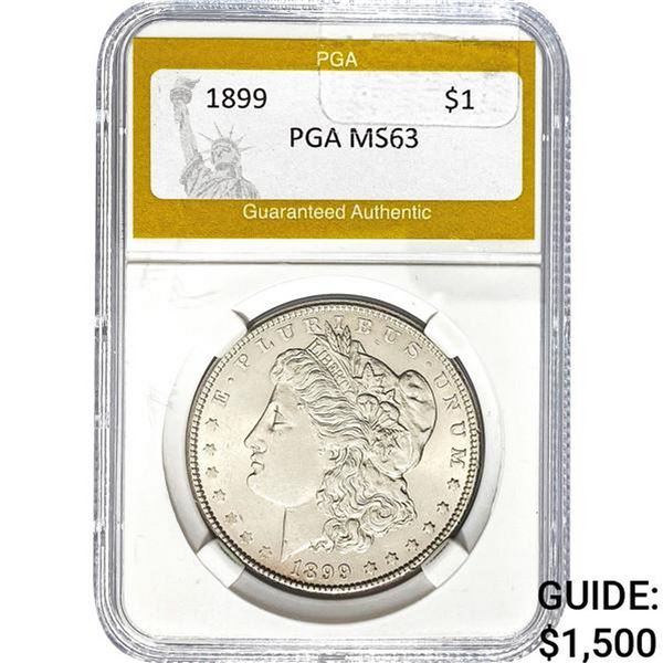 1899 Morgan Silver Dollar PGA MS63