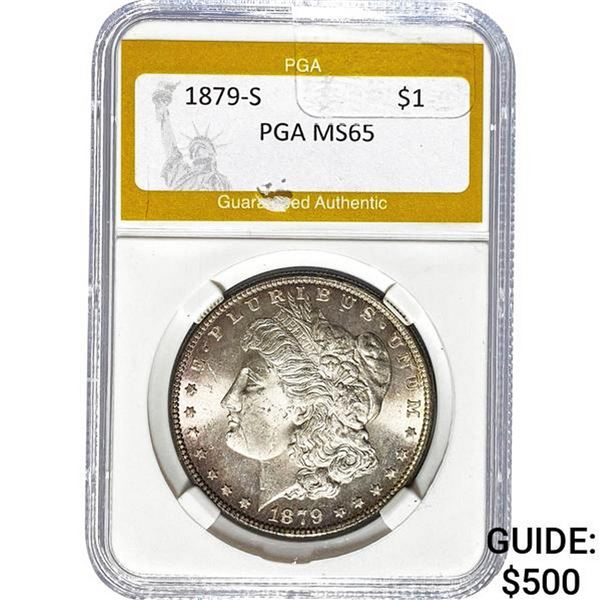 1879-S Morgan Dollar PGA MS65