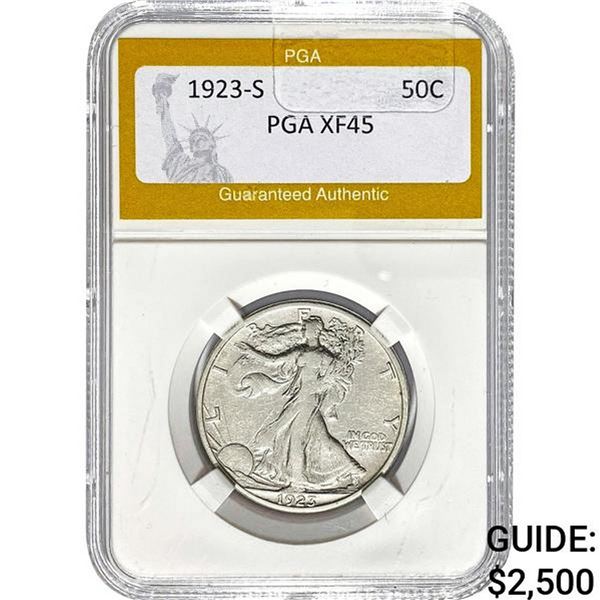 1923-S Walking Liberty Half Dollar PGA X