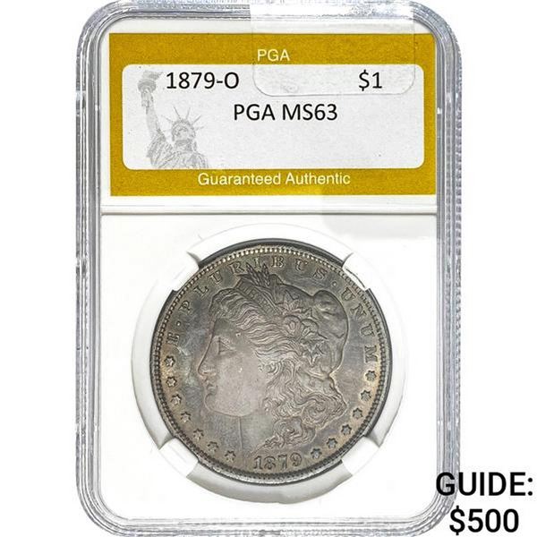 1879-O Morgan Dollar PGA MS63