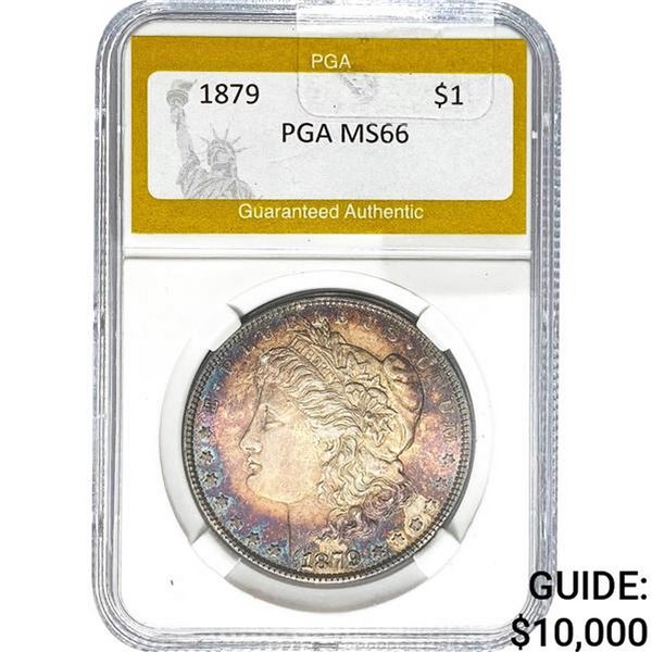 1879 Morgan Silver Dollar PGA MS66