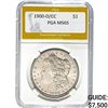 Image 1 : 1900-O/CC Morgan Silver Dollar PGA MS65