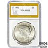 Image 1 : 1922 Peace Dollar PGA MS65