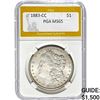 Image 1 : 1883-CC Morgan Dollar PGA MS65