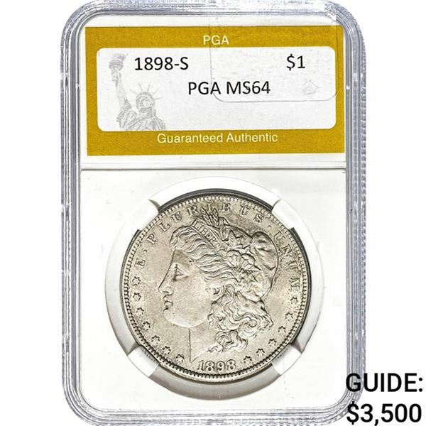 1898-S Morgan Dollar PGA MS64