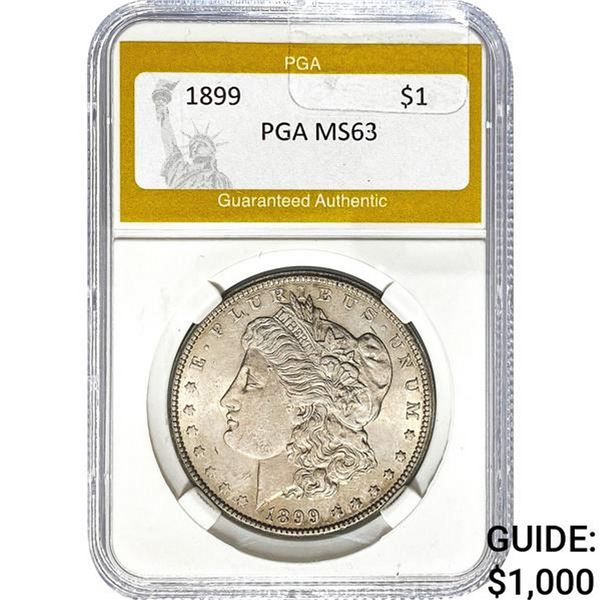 1899 Morgan Silver Dollar PGA MS63