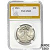 Image 1 : 1941 Walking Liberty Half Dollar PGA MS6