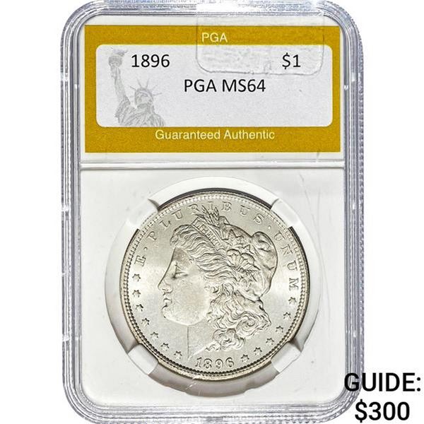 1896 Morgan Silver Dollar PGA MS64
