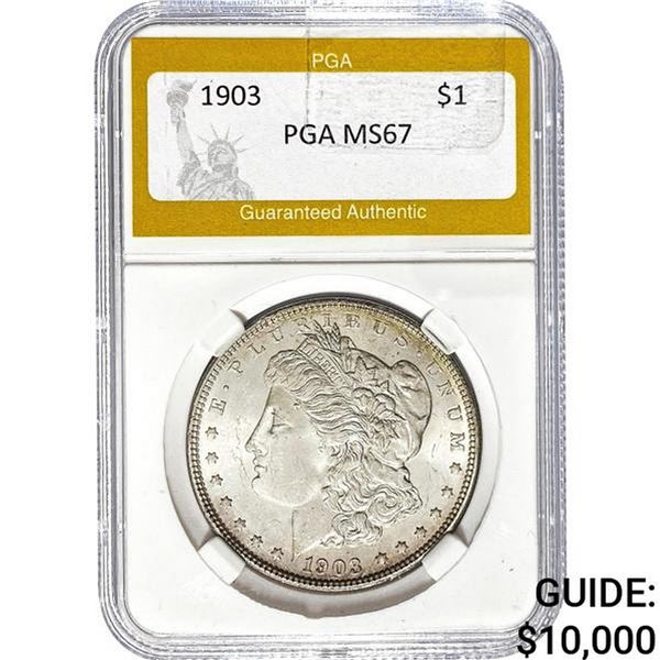 1903 Morgan Silver Dollar PGA MS67
