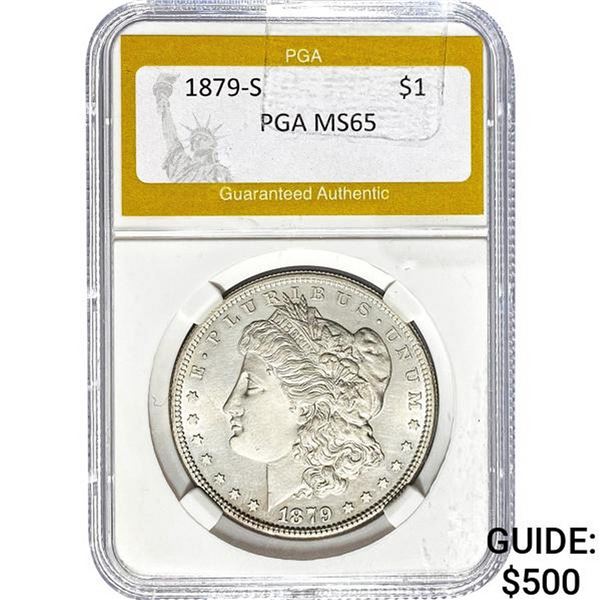 1879-S Morgan Dollar PGA MS65