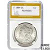 Image 1 : 1884-CC Morgan Silver Dollar PGA MS65