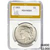 Image 1 : 1921 Peace Dollar PGA MS64