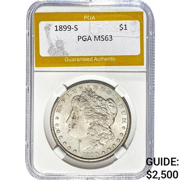 1899-S Morgan Dollar PGA MS63