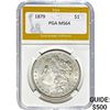 Image 1 : 1879 Morgan Silver Dollar PGA MS64