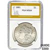 Image 1 : 1881 Morgan Silver Dollar PGA MS64