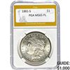 Image 1 : 1881-S Morgan Dollar PGA MS65 PL