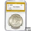 Image 1 : 1880 Morgan Silver Dollar PGA MS65+