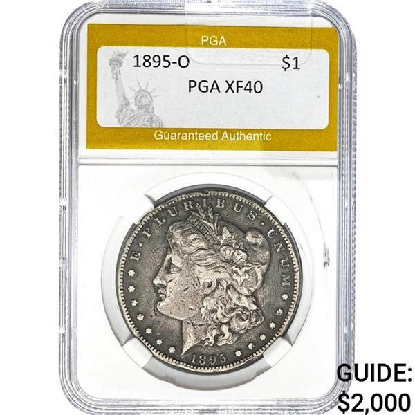1895-O Morgan Dollar PGA XF40