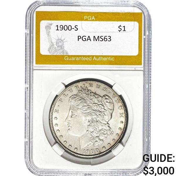 1900-S Morgan Dollar PGA MS63