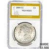 Image 1 : 1884-CC Morgan Silver Dollar PGA MS65