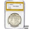 Image 1 : 1878-S Morgan Dollar PGA MS64