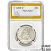1853-O Seated Liberty Half Dollar PGA AU