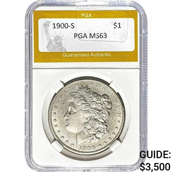 1900-S Morgan Dollar PGA MS63