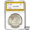 Image 1 : 1900 Morgan Silver Dollar PGA MS65