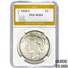 Image 1 : 1928-S Peace Dollar PGA MS64