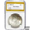 Image 1 : 1883-O Morgan Dollar PGA MS65