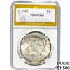 Image 1 : 1926 Peace Dollar PGA MS65