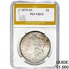 Image 1 : 1878-CC Morgan Dollar PGA MS63