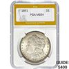 1891 Morgan Silver Dollar PGA MS64