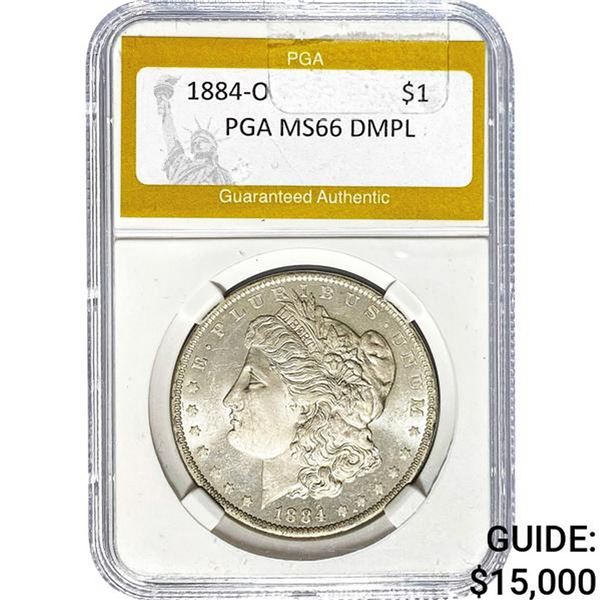 1884-O Morgan Dollar PGA MS66 DMPL