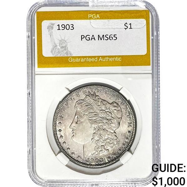 1903 Morgan Silver Dollar PGA MS65
