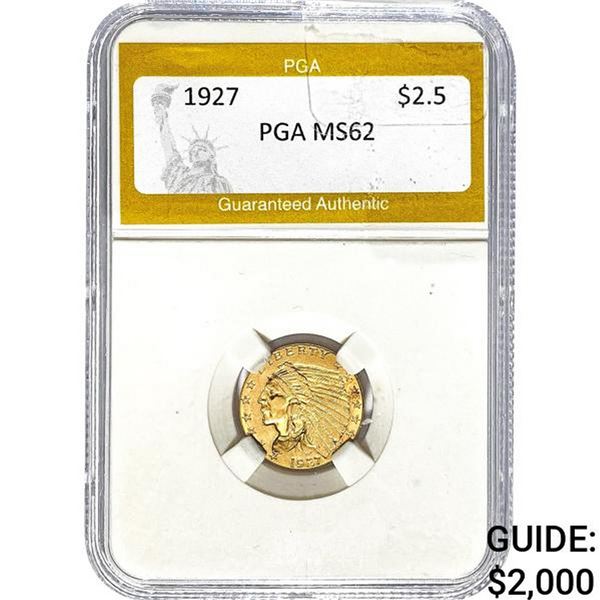 1927 $2.5 Indian Head PGA MS62