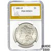 1881-O Morgan Silver Dollar PGA MS63+