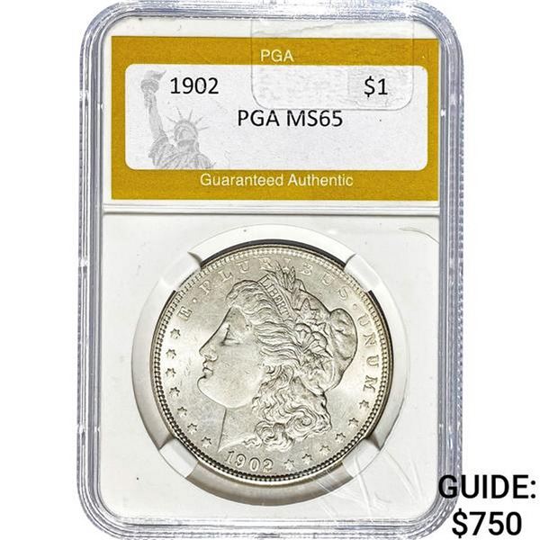 1902 Morgan Silver Dollar PGA MS65
