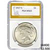 Image 1 : 1927-S Peace Dollar PGA MS63