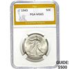 Image 1 : 1943 Walking Liberty Half Dollar PGA MS6