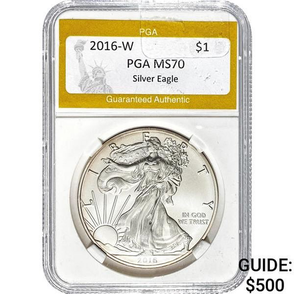 2016-W Silver Eagle PGA MS70
