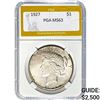 Image 1 : 1927 Peace Dollar PGA MS63
