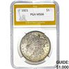 Image 1 : 1921 Morgan Silver Dollar PGA MS66
