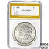 1891 Morgan Silver Dollar PGA MS64
