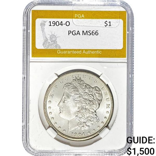 1904-O Morgan Silver Dollar PGA MS66