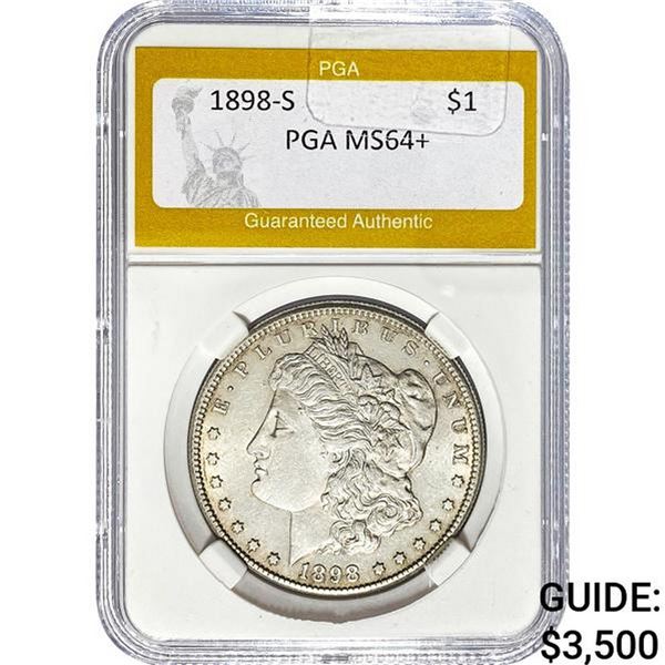 1898-S Morgan Dollar PGA MS64+
