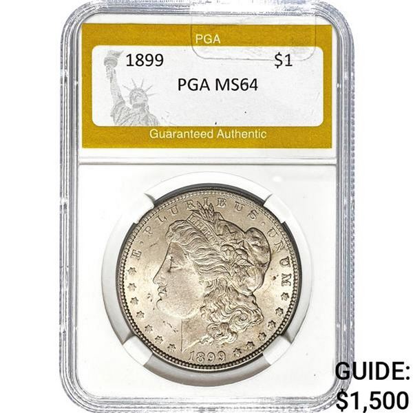 1899 Morgan Silver Dollar PGA MS64