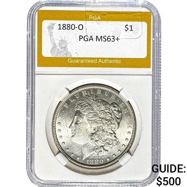 1880-O Morgan Dollar PGA MS63+