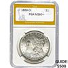 Image 1 : 1880-O Morgan Dollar PGA MS63+