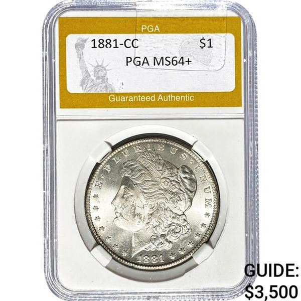 1881-CC Morgan Dollar PGA MS64+